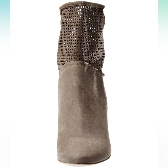 Cordani Philly perforated slouch almond front dark tan boots booties Sz 38 EU - Picture 6 of 14